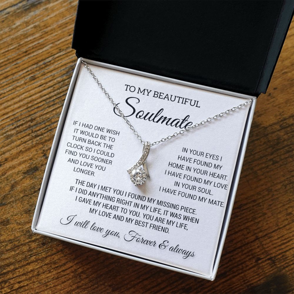 To My Beautiful Soulmate Necklace