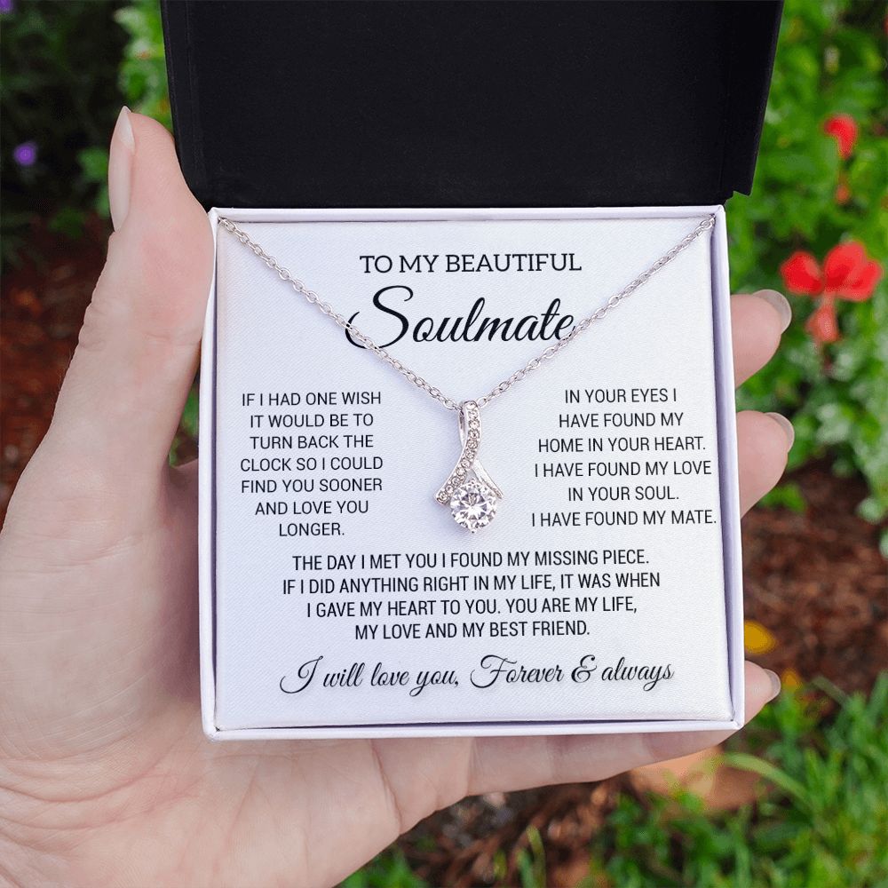 To My Beautiful Soulmate Necklace