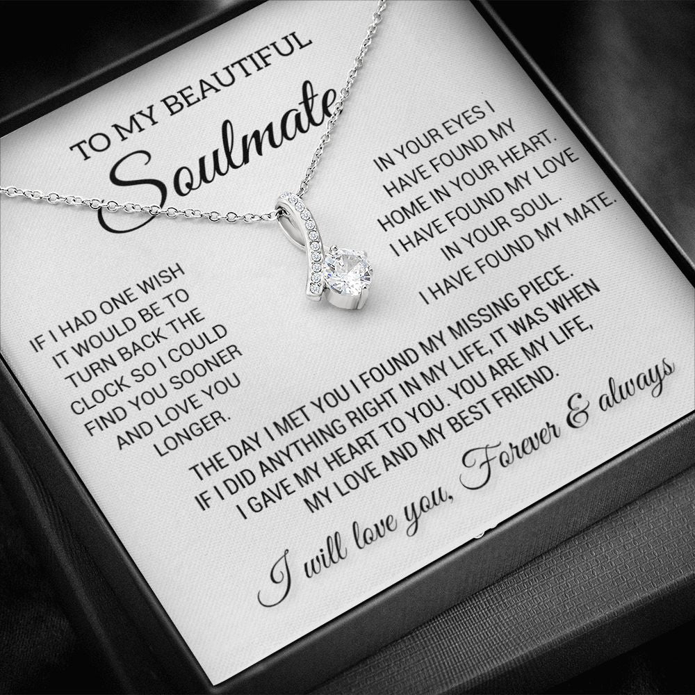 To My Beautiful Soulmate Necklace