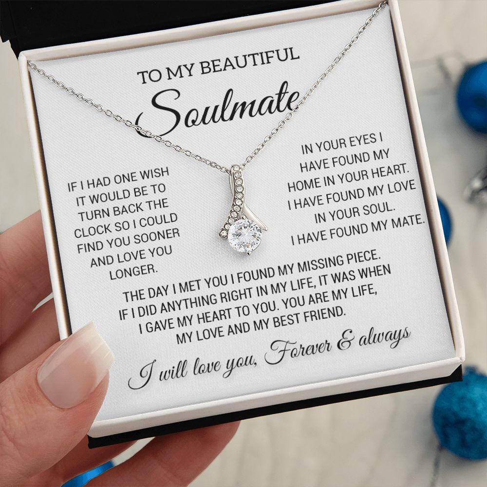 To My Beautiful Soulmate Necklace
