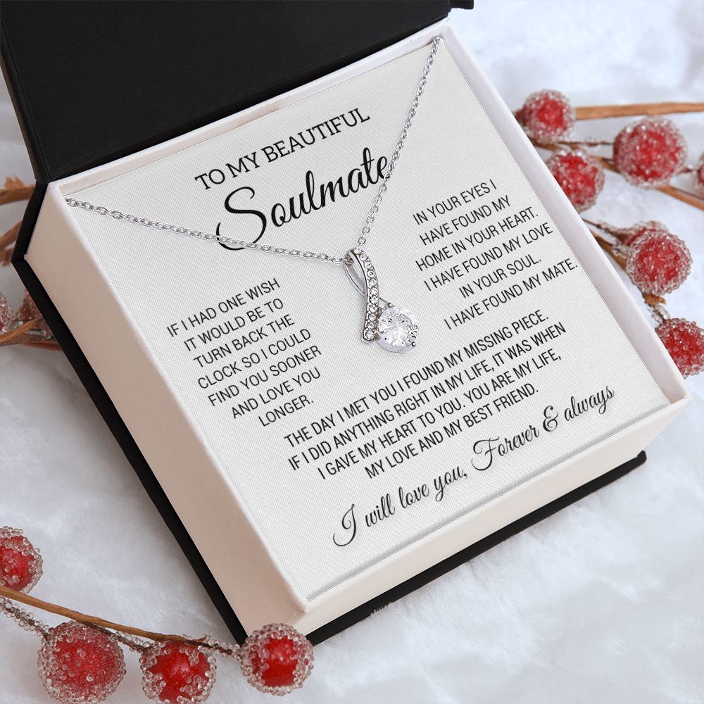 To My Beautiful Soulmate Necklace