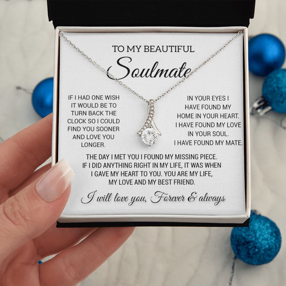To My Beautiful Soulmate Necklace