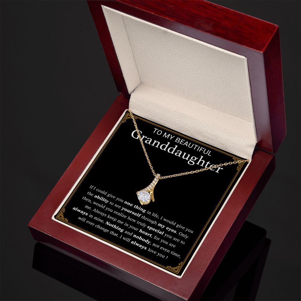 To My Granddaughter Necklace, Birthday Gift For Granddaughter, Birthday Gifts