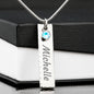 birthstone necklace