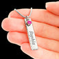 birthstone necklace