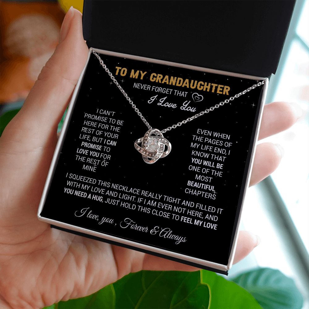 Granddaughter Necklace - Granddaughter Gifts From Grandpa Grandma