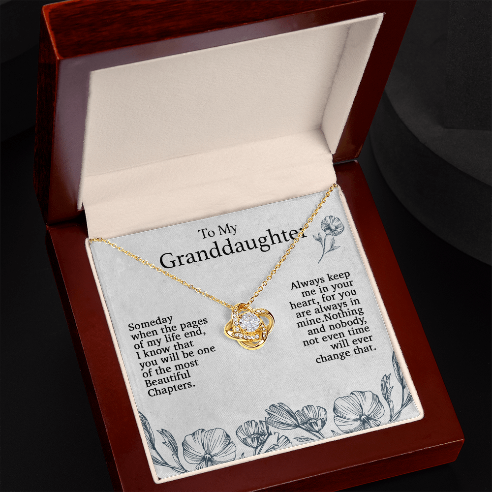 To My Granddaughter Necklace, Birthday Gift For Granddaughter, Birthday Gifts