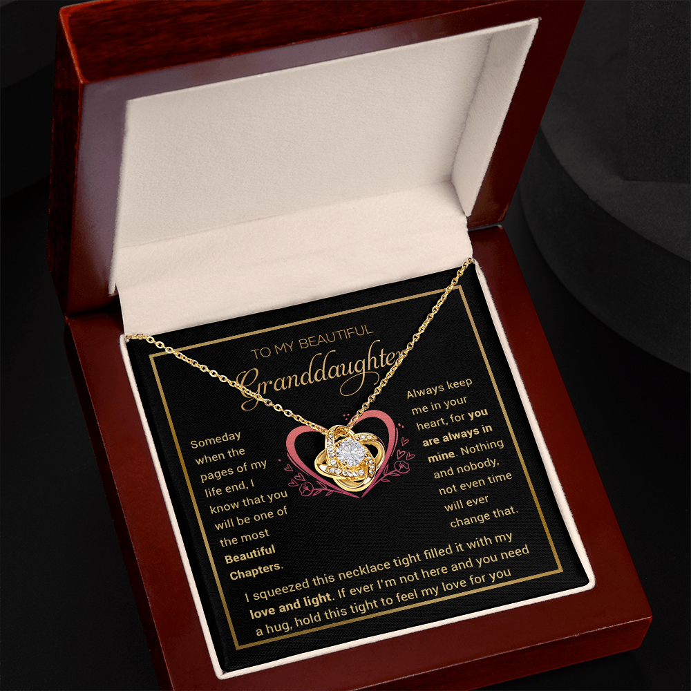To My Granddaughter Necklace, Birthday Gift For Granddaughter, Birthday Gifts