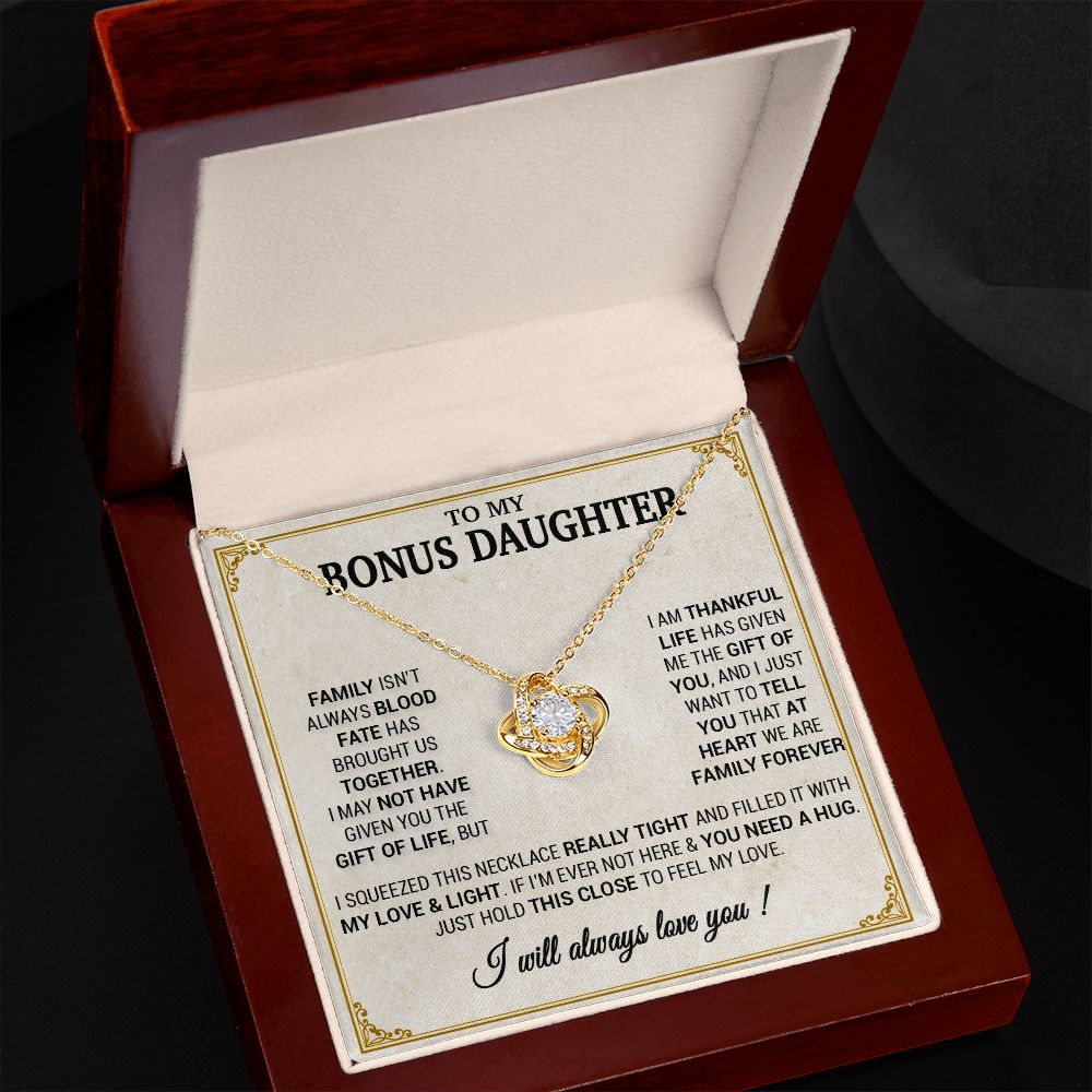 To my Bonus Daughter Necklace