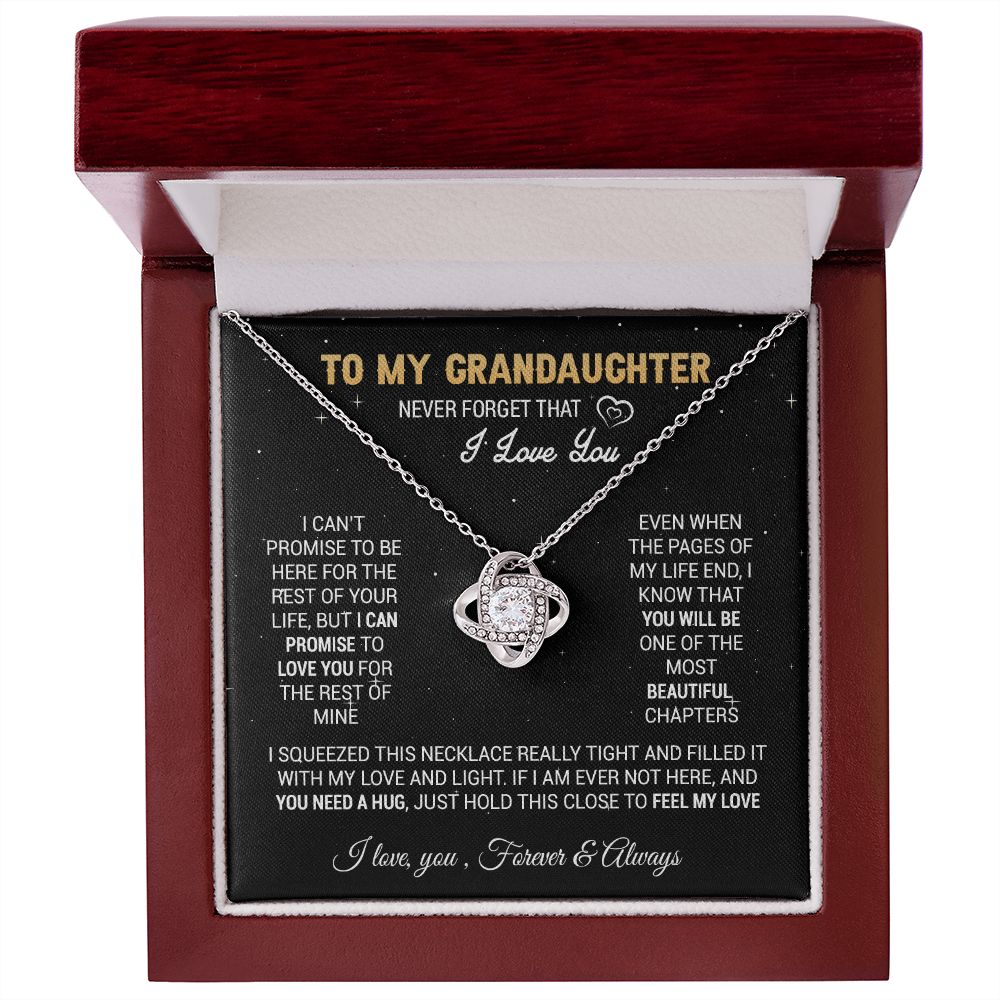 Granddaughter Necklace - Granddaughter Gifts From Grandpa Grandma
