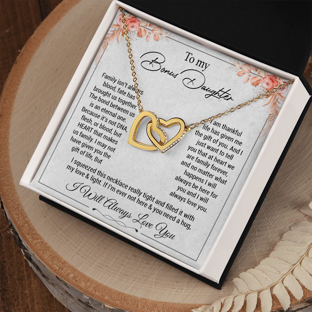 To my bonus daughter necklace