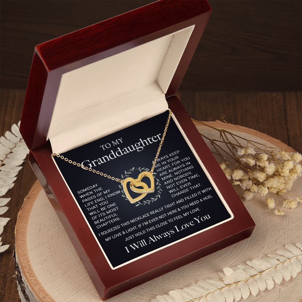 To My Granddaughter Necklace, Birthday Gift For Granddaughter, Birthday Gifts