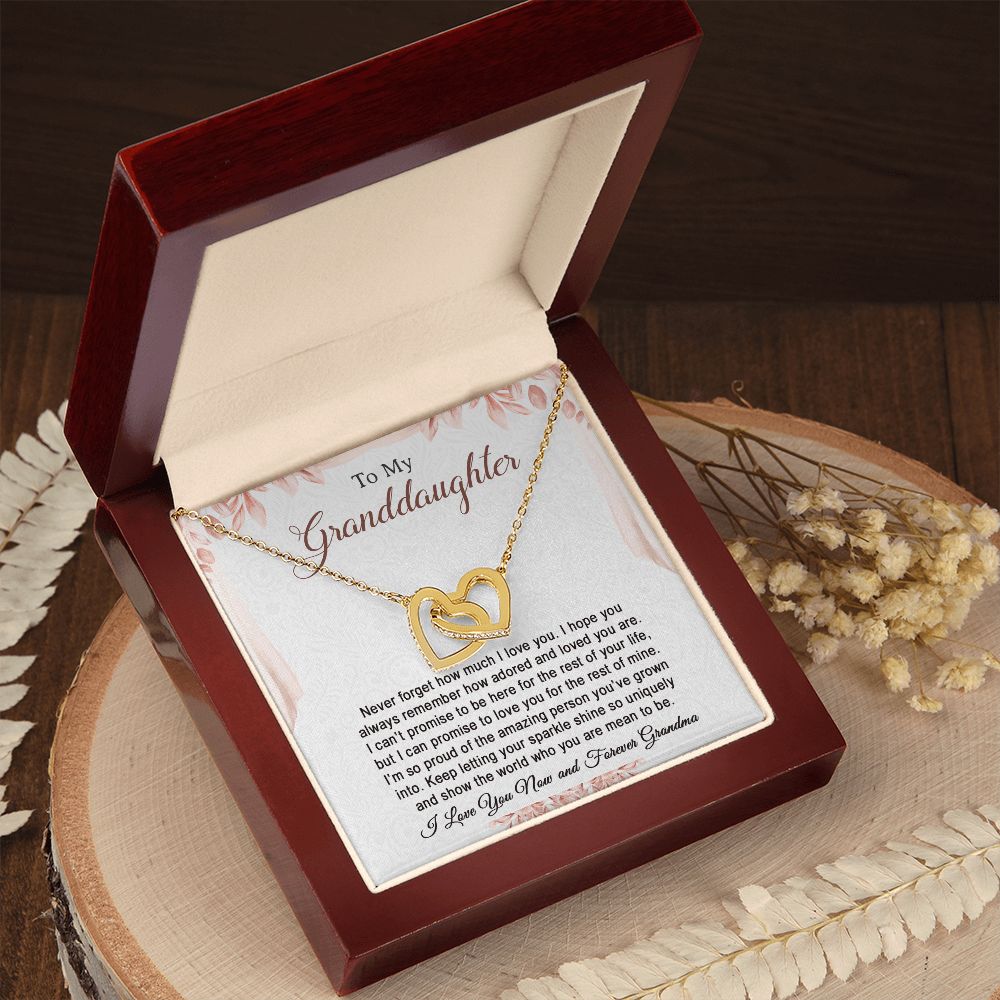 To My Granddaughter Necklace, Birthday Gift For Granddaughter, Birthday Gifts
