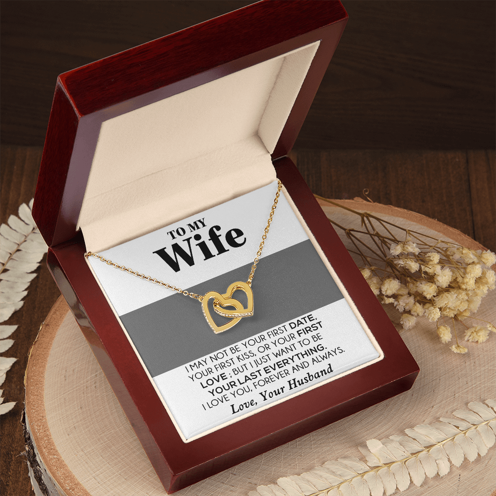 To My Wife Necklace, Engagement Gift for Wife, Birthday Gift