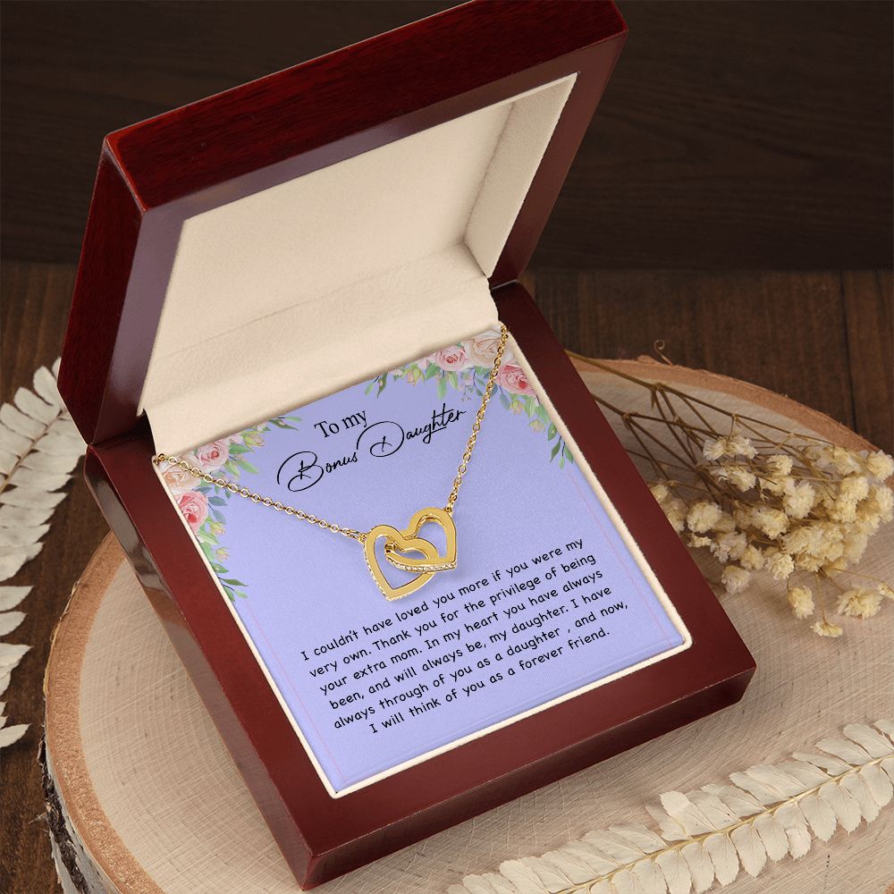 To my Bonus Daughter Necklace, Bonus Daughter, Step Daughter Gift