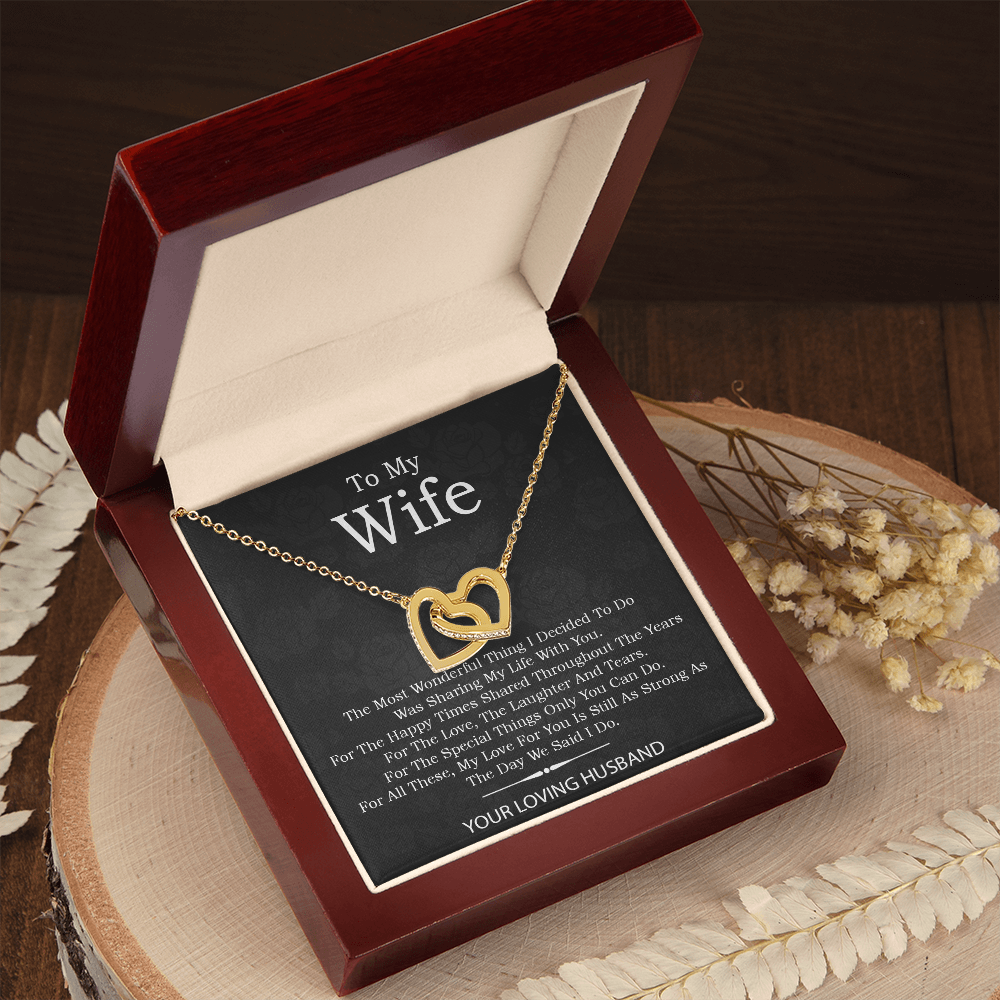 To My Wife Necklace, Gift For Wife, Anniversary Gift For Wife, Mother's Day Gift