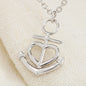 Friendship Anchor 18K Gold over Stainless Steel - Husband to Wife - Last Breath