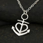 Friendship Anchor 18K Gold over Stainless Steel - Husband to Wife - Last Breath
