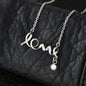 Scripted Love Necklace