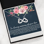 Loss of Son Gift Grief Gift Sympathy Gift Son Memorial Gift - Infinity Hearts Necklace Jewelry with Gift Box – Silver