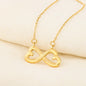 Loss of Son Gift Grief Gift Sympathy Gift Son Memorial Gift - Infinity Hearts Necklace Jewelry with Gift Box – Silver