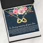 Loss of Son Gift Grief Gift Sympathy Gift Son Memorial Gift - Infinity Hearts Necklace Jewelry with Gift Box – Silver