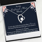 Boyfriends Mom Gift Necklace, Boyfriend's Mother Birthday Gift