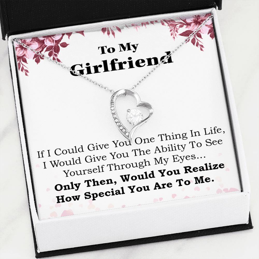 To My Girlfriend Necklace - Special, Necklace for Girlfriend, Birthday Gift for Girlfriend