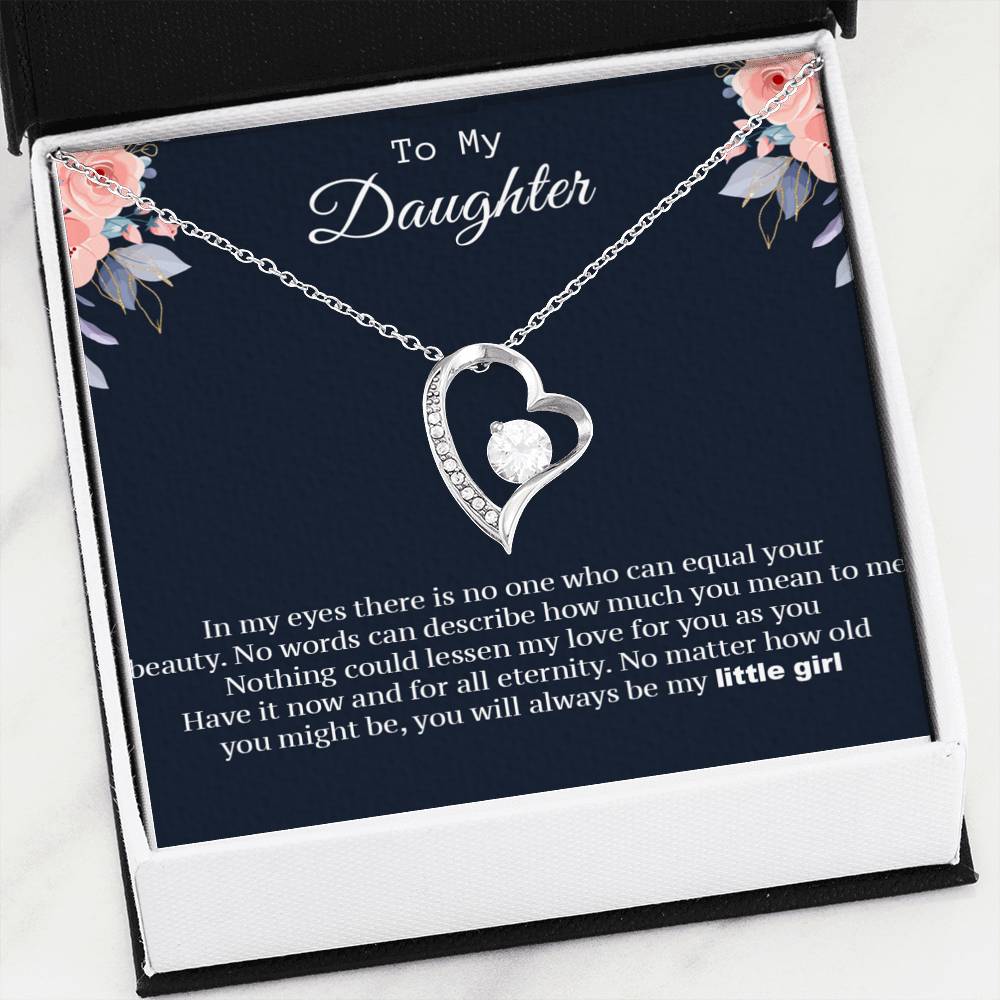 To My Daughter Necklace, Daughter Birthday Gift, Daughter Gifts From Father