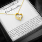 Grandmother & Granddaughter Necklace, Grandma Gift, Grandma Birthday Gift, Granddaughter Gift