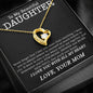 To My Beautiful Daughter Necklace, Necklace for Daughter, Daughter Gifts, Gifts for Daughter