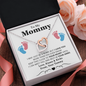 New Mom Necklace, Birthday Gift from Baby Bump, Mom To Be Gift, Mother's Day