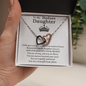 To My Badass Daughter Necklace From Mom, Badass Daughter Necklace Birthday