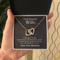 To my Beautiful Wife Necklace, Wife Necklace Gift from Husband, Birthday Gifts