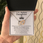 To My Badass Daughter Necklace From Mom, Badass Daughter Necklace Birthday