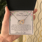 To my Bonus Daughter Necklace, Bonus Daughter, Step Daughter Gift