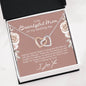 To My Beautifull Mom On My Wedding Day Necklace, Mother of the Bride Necklace