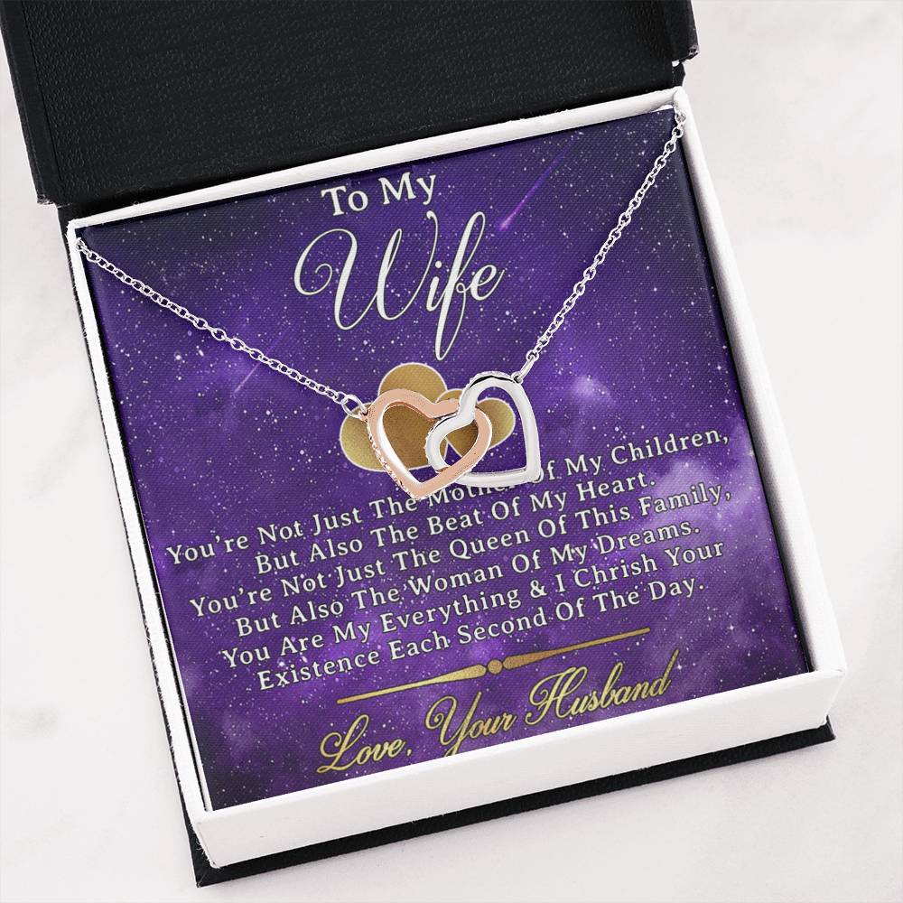To My Wife Necklace, Engagement Gift for Future Wife,Happy Valentines Day
