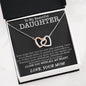 To My Beautiful Daughter Necklace, Necklace for Daughter, Daughter Gifts, Gifts for Daughter