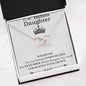 To My Badass Daughter Necklace From Mom, Badass Daughter Necklace Birthday Gift