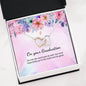 Graduation Necklace Gift Friend Grad Gift Interlocking Hearts Necklace Message Card