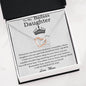 To My Badass Daughter Necklace From Mom, Badass Daughter Necklace Birthday