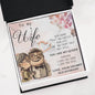 Premium Heart Necklace Anniversary Love Gift For Wife You're my Queen Forever