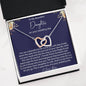 Daughter Gift on Wedding Day, Bride Gift from Mom, Daughter Wedding Day Necklace, Wedding Gift for Daughter