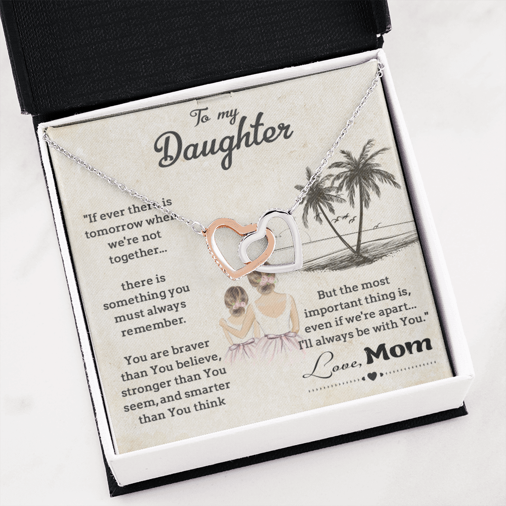 To My Daughter Necklace, Gift For Daughter From Mom, Mother's Day Gift