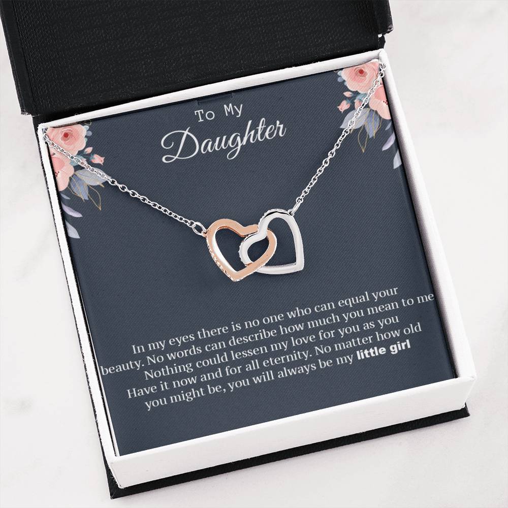 To My Daughter Necklace, Daughter Birthday Gift, Daughter Gifts From Father