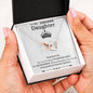 To My Badass Daughter Necklace From Mom, Badass Daughter Necklace Birthday Gift