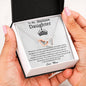 To My Badass Daughter Necklace From Mom, Badass Daughter Necklace Birthday