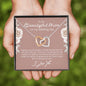 To My Beautifull Mom On My Wedding Day Necklace, Mother of the Bride Necklace