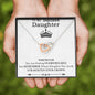 To My Badass Daughter Necklace From Mom, Badass Daughter Necklace Birthday Gift